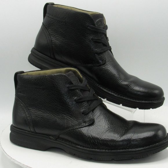 Clarks Senner Ave Size 11.5 M Black Boots C3B B9 main image 7